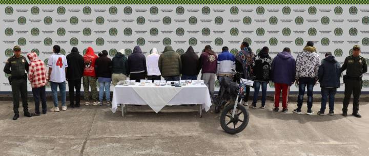 Caen “Los de la Roca”, dedicados al tráfico de estupefacientes en Suesca, Chocontá, Sesquilé y Guatavita.