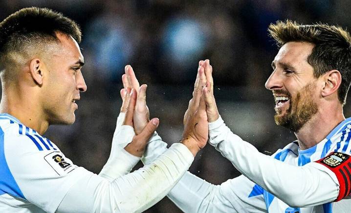 Messi y Lautaro Martínez le dieron la victoria a Argentina frente a Angola
