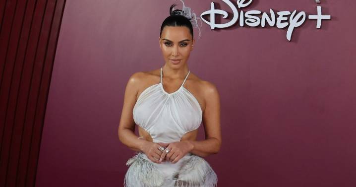 Kim Kardashian's Backless Cutout Gown Uses Antique Feathers