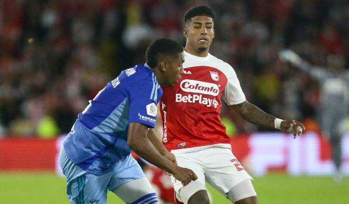 Dos jugadores que Millonarios le 'quitaría' a Santa Fe para 2026