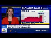 Berkshire Hathaway takes new stake in Alphabet, decreases Apple stake in Q3