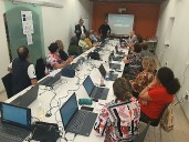 Cristo Lucas da la bienvenida al alumnado del turno de tarde de los cursos de capacitación digital