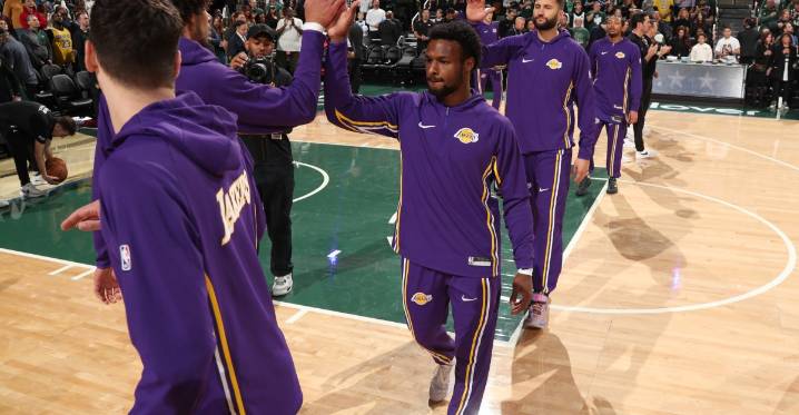 Austin Reaves had jokes for LeBron after Bronny James’ start vs. Bucks