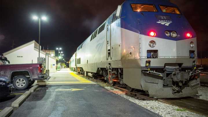 Rescue crews evacuated disabled Amtrak train in Calhoun County