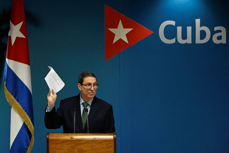 Cuba accuses US of seeking violent overthrow of Venezuelan government