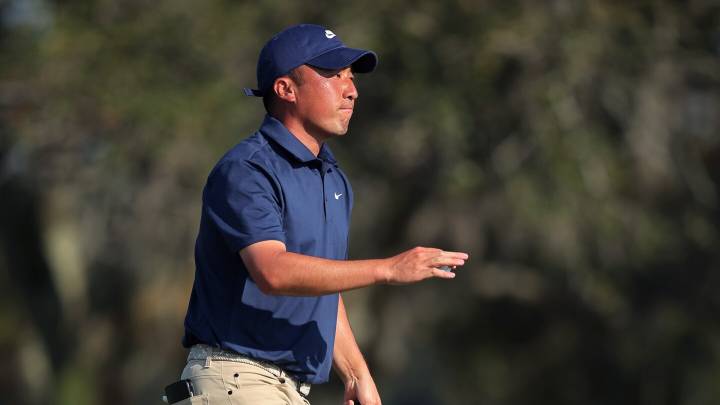 Doug Ghim narrowly misses 59, co-leads at RSM in bid to keep PGA Tour card