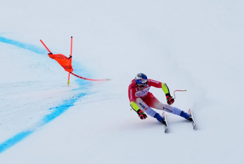 Alpine skiing-Switzerland’s Odermatt triumphs in Copper Mountain Super
