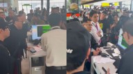 Julio Preciado protagoniza fuerte discusión en aeropuerto de Tijuana por retraso de vuelo
