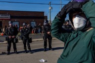 21 arrested, police officers injured at protest outside Chicago