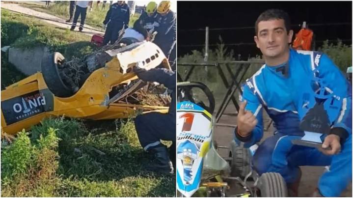 Un piloto quiso probar en la ruta un auto de carreras, pero chocó contra una alcantarilla y murió