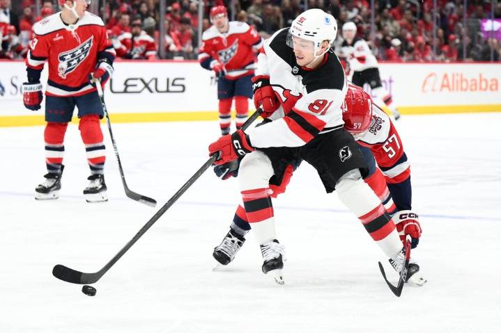 Luke Hughes fills brother Jack’s void as Devils edge Capitals in 3