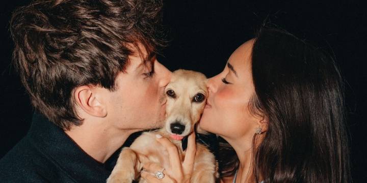“Papá quiere casarse contigo”: la tierna propuesta de matrimonio de Charles Leclerc a Alexandra Saint Mleux, con el perro como nexo
