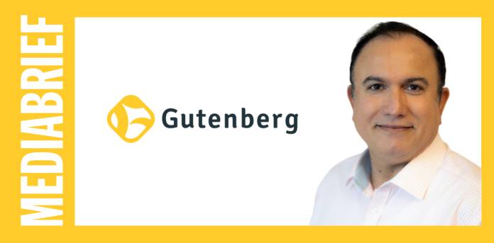 Gutenberg promotes Amardeep Singh to Co-Founder and President