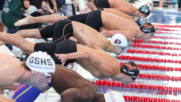 See the photos! Swimmers from around the state compete in FHSAA 4A finals