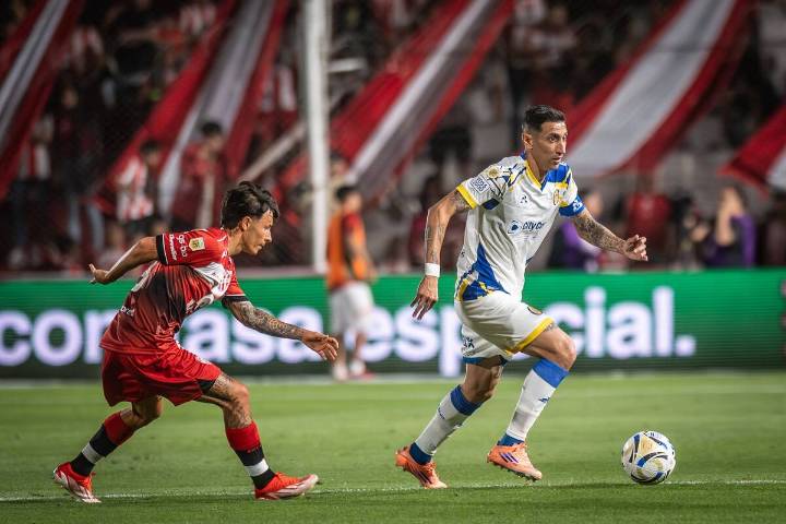 El mejor del año. Di María fútbol show: Fideo generó otro penal, convirtió y asistió, y ahora Rosario Central se aseguró una final