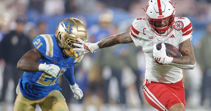 Lateef's impressive debut as a starter and Johnson's rushing lead Nebraska over UCLA 28