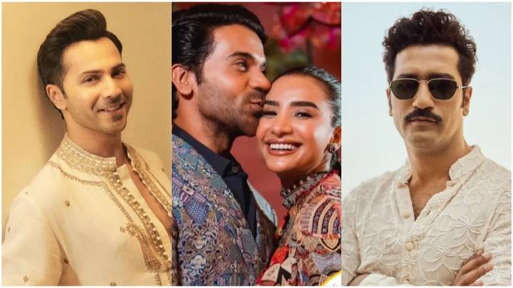 From new dad Vicky Kaushal to Varun Dhawan, B-town celebs congratulate Rajkummar Rao and Patralekhaa