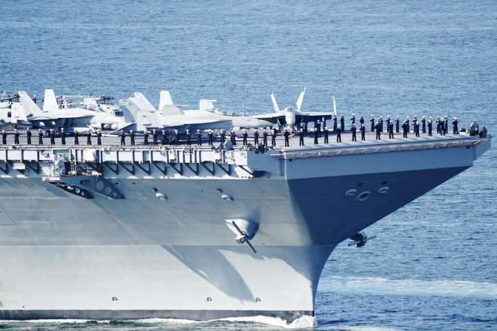 El portaaviones más grande de EEUU entra al Caribe en medio de la disputa con Venezuela