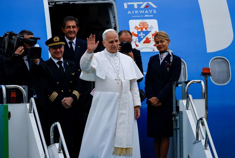 Pope Leo taking peace message to Lebanon, target of Israeli strikes
