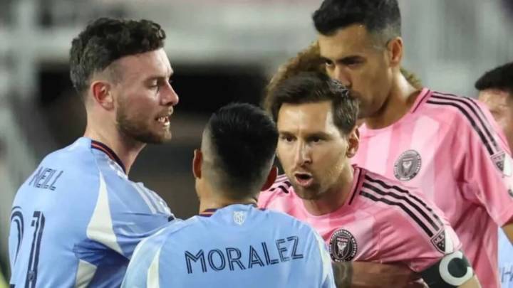 Tenso cruce de Messi contra un rival argentino: el Diez estalló en la goleada de Inter Miami