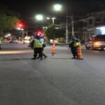 Amplio operativo policial en avenida Éxodo: Seis...