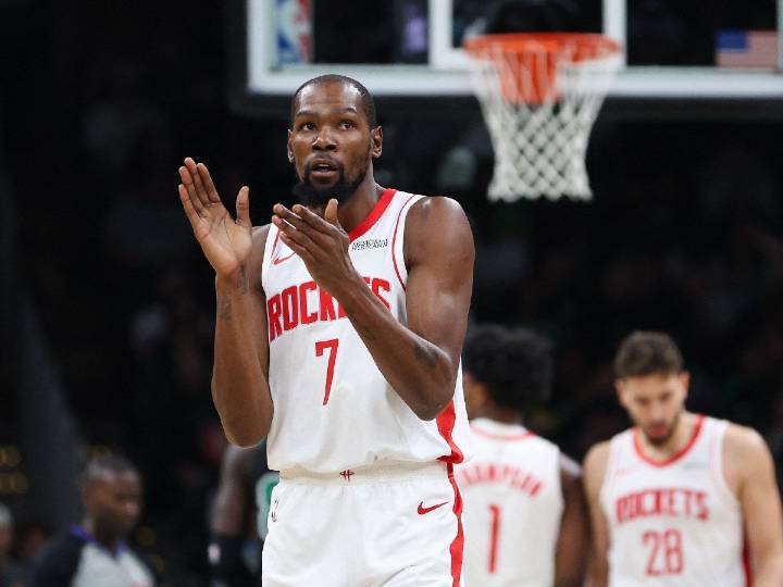 Kevin Durant se ausentará dos partidos de los Rockets