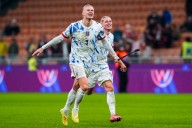 Noruega goleó a Italia en San Siro con un doblete de Haaland