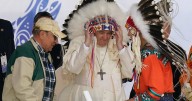Pope returns 62 artifacts to Indigenous Canadians as "concrete sign of dialogue, respect and fraternity"