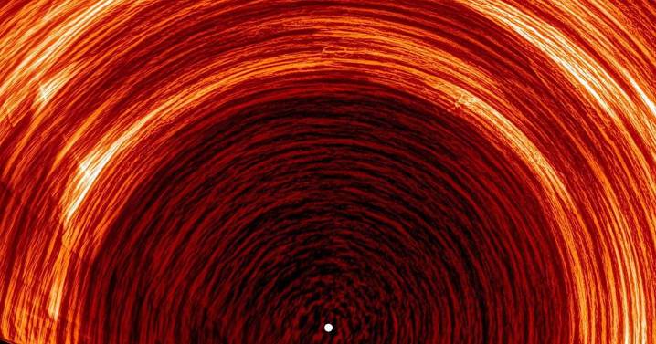 First-ever close-up of Sun’s south pole reveals a speedy surprise