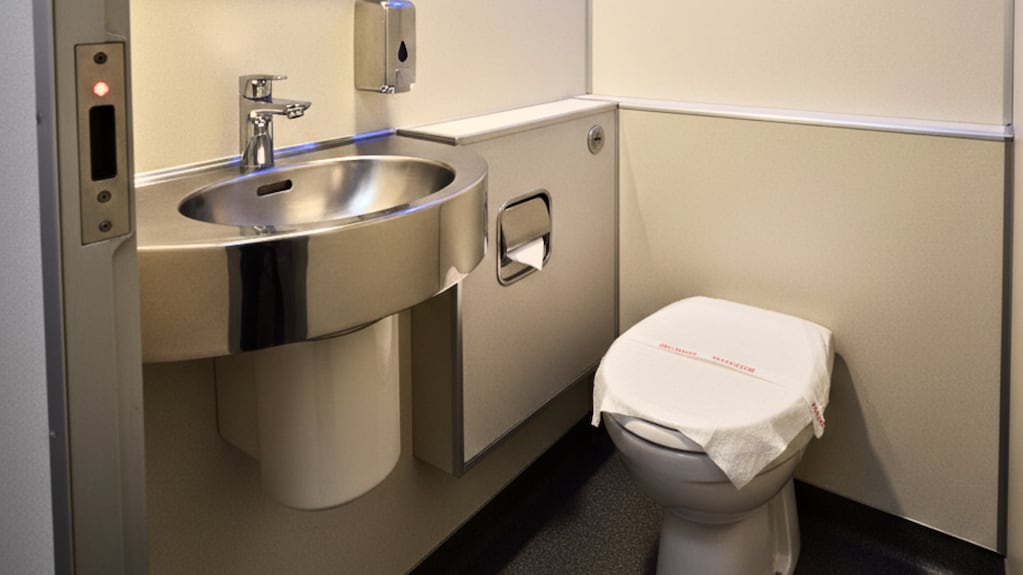 “No se lanzan desde el cielo”: la verdad sobre los residuos de los baños de los aviones, según los expertos