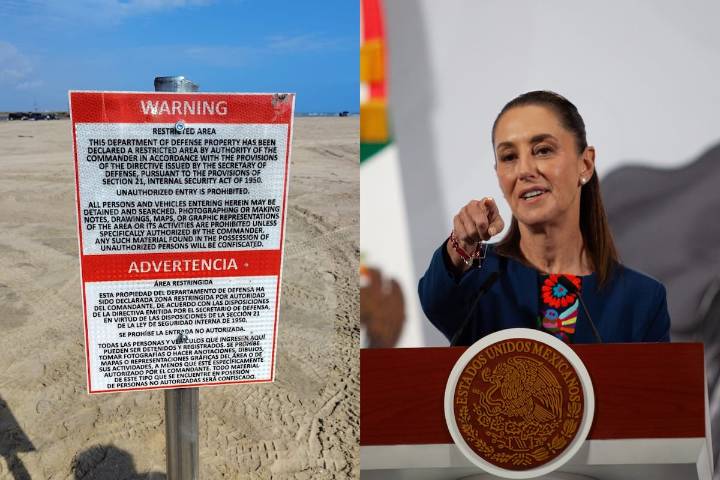 ¿EU “invadió” México? Carteles en playa Bagdad de Tamaulipas abren nueva revisión territorial en la frontera