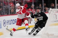 Red Wings edged in physical game as tempers flare after