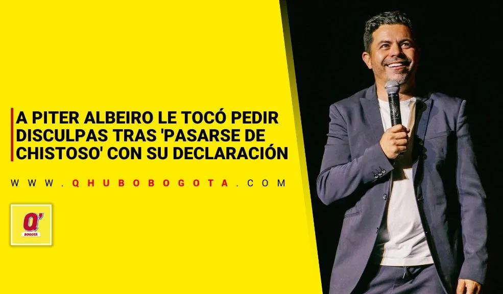 Piter Albeiro se disculpó tras su publicación de "destripar a la izquierda"