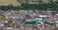 Horror Brazil tornado aftermath pictured as twister kills six with 155mph winds