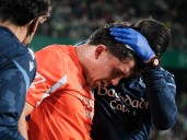 Aramburu en observación tras un duro golpe en la cabeza