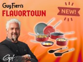 Amazon just dropped a major discount on Guy Fieri's latest ceramic cookware set