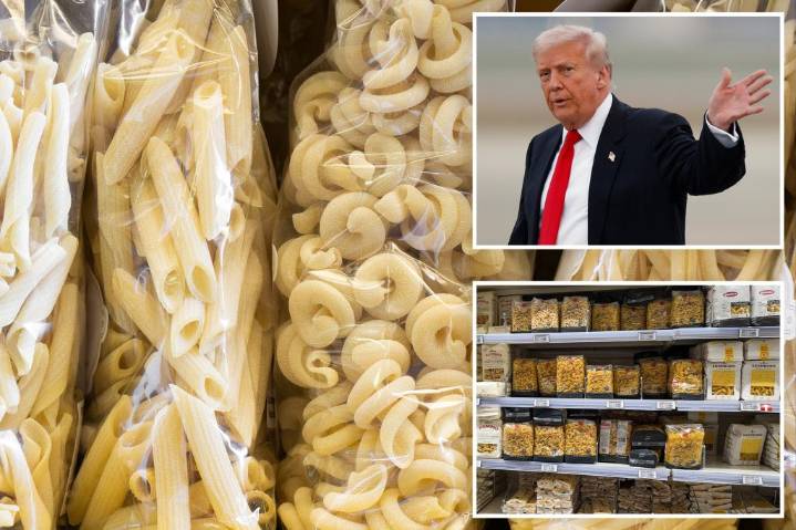 13 major Italian pasta brands could disappear from US store shelves as 107% tariffs take effect