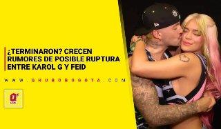 ¿Terminaron? Crecen rumores de posible ruptura entre Karol G y Feid