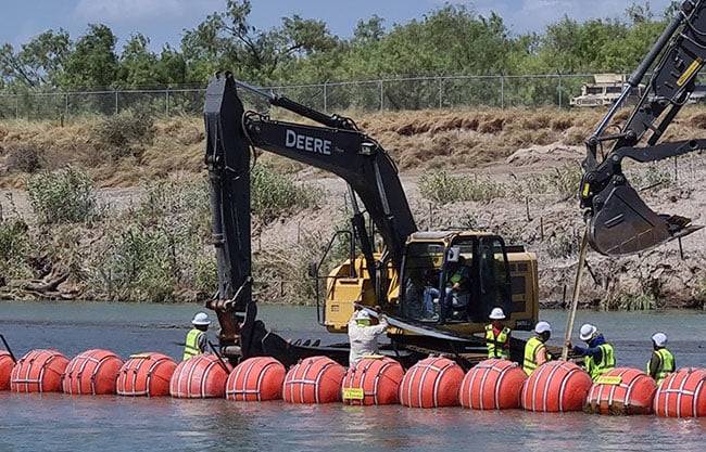 Revisan tema de posible instalación de más boyas en Eagle Pass