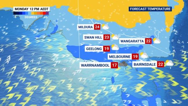 Temperatures 'on the cooler side' incoming with cold fronts set to bring rain and thunderstorms to south