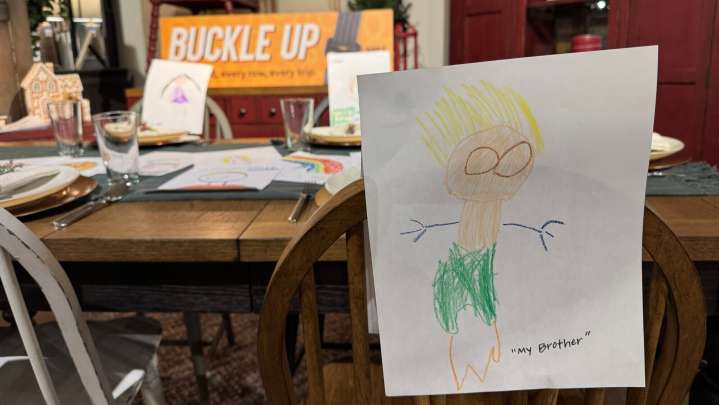 Troopers hope child drawings remind drivers to buckle up over the holidays