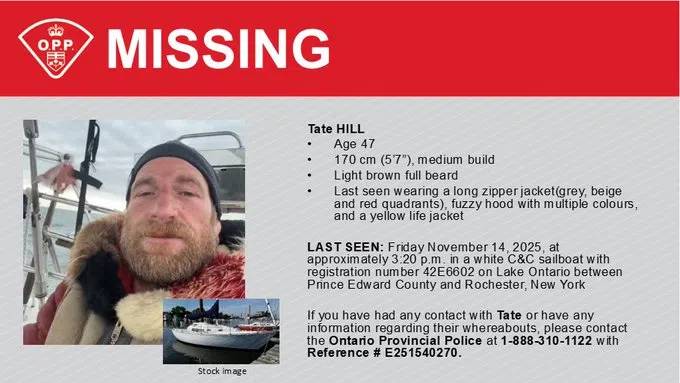 Missing person in Prince Edward County