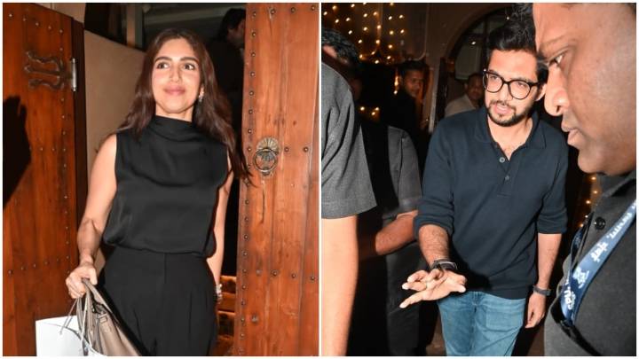 Bhumi Pednekar, Aditya Thackeray's night out in Mumbai goes viral. Watch