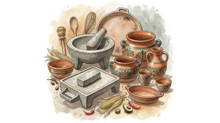 Utensilios prehispánicos que duran toda la vida y le dan sabor a la comida