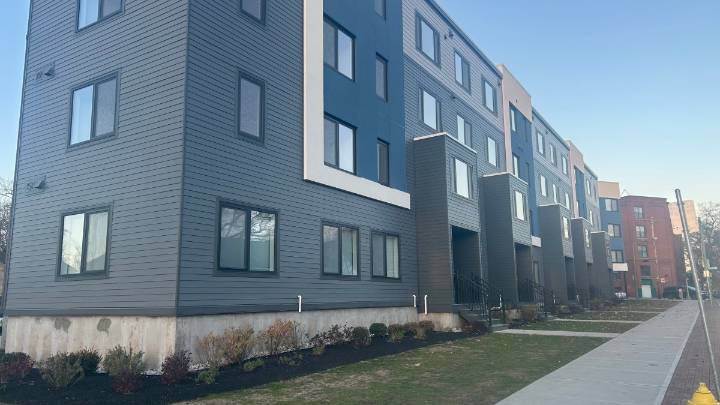 Former industrial cleaners redeveloped into 64 affordable units in New Haven