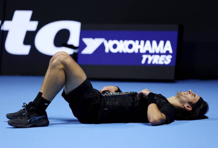 ¿Cómo aguantaron? El punto interminable del ATP Finals que terminó con los dos cracks en el piso... y el estadio, de pie