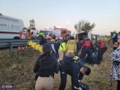 Volcadura de autobús en la Morelia-Pátzcuaro deja siete 7 fallecidos