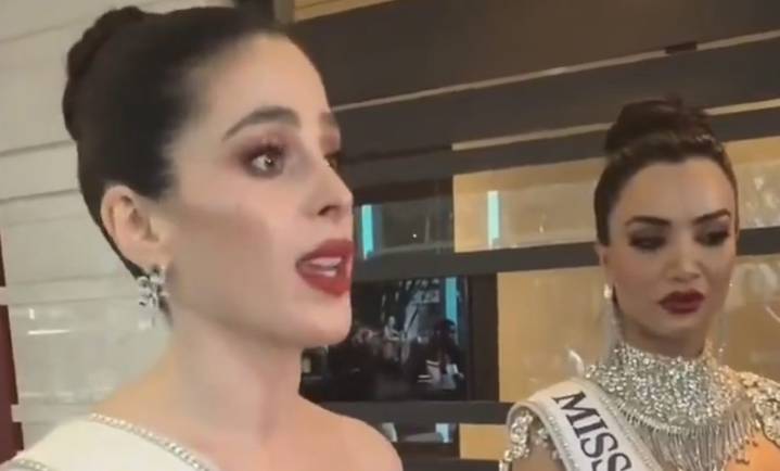 Llama directivo de Miss Universe tonta a Fátima Bosch; ella se defiende