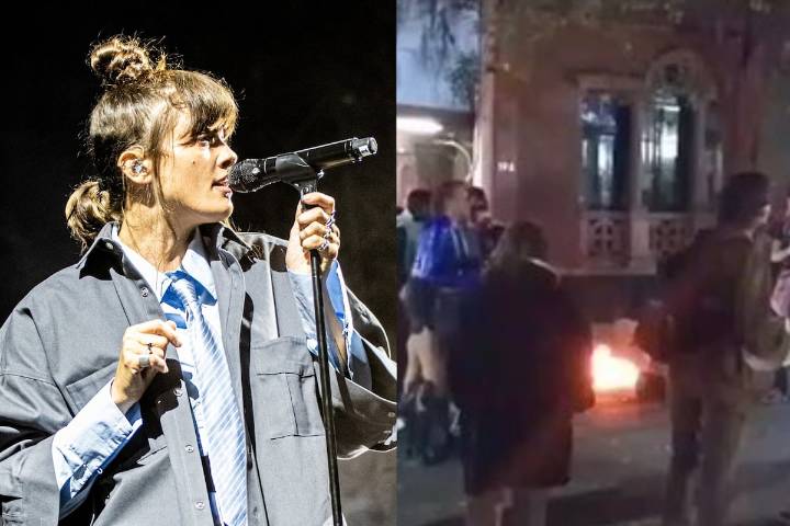 Foro Indie Rocks: Manifestantes propalestina se enfrentan con policías ante concierto de Noga Erez