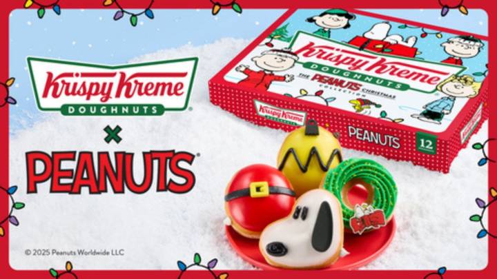 Krispy Kreme x Peanuts: La colección navideña con Snoopy llega el 29 de noviembre